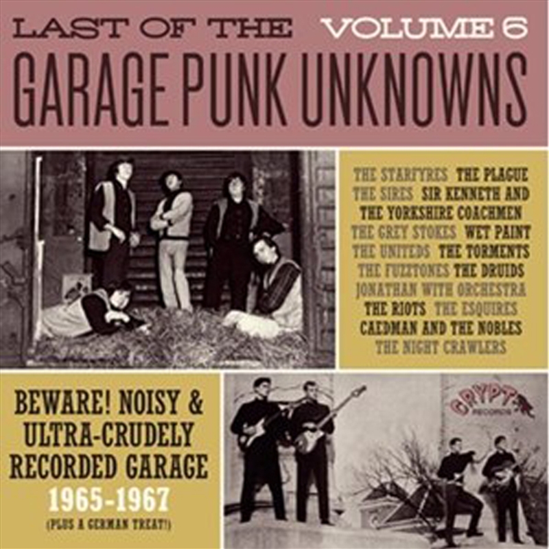 Garage Punk Unknowns - The Last Of Vol.6/Product Detail/Punk