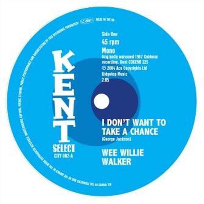 I Don't Want To Take A Chance/Product Detail/R&B
