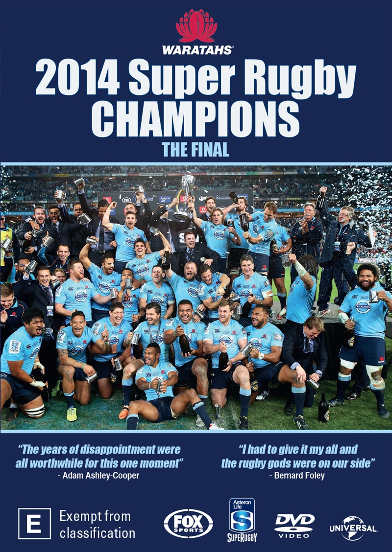 2014 Super Rugby Champions: NSW Waratahs/Product Detail/Sport