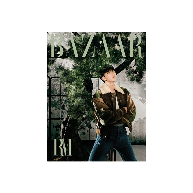 Bts Rm - Harper's Bazaar Magazine 2025 September Issue Cover B/Product Detail/KPOP Merch