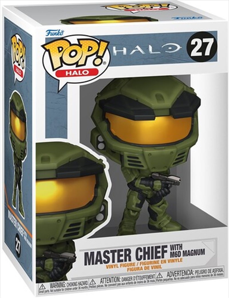 Halo (25th Anniversary) - Master Chief with M6D Magnum Pop! Vinyl/Product Detail/Standard Pop Vinyl