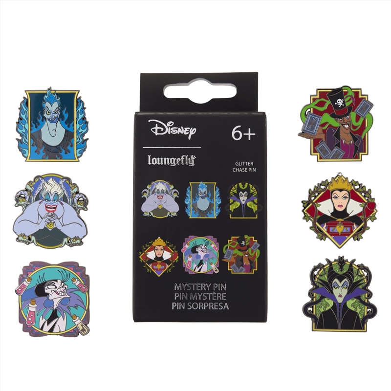 Loungefly Disney Villains - Mystery Box Pin/Product Detail/Buttons & Pins