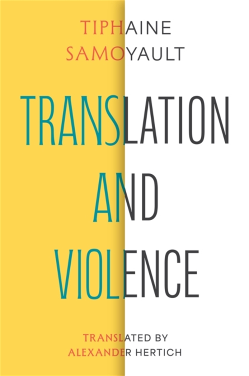 Translation and Violence/Product Detail/Literature & Poetry
