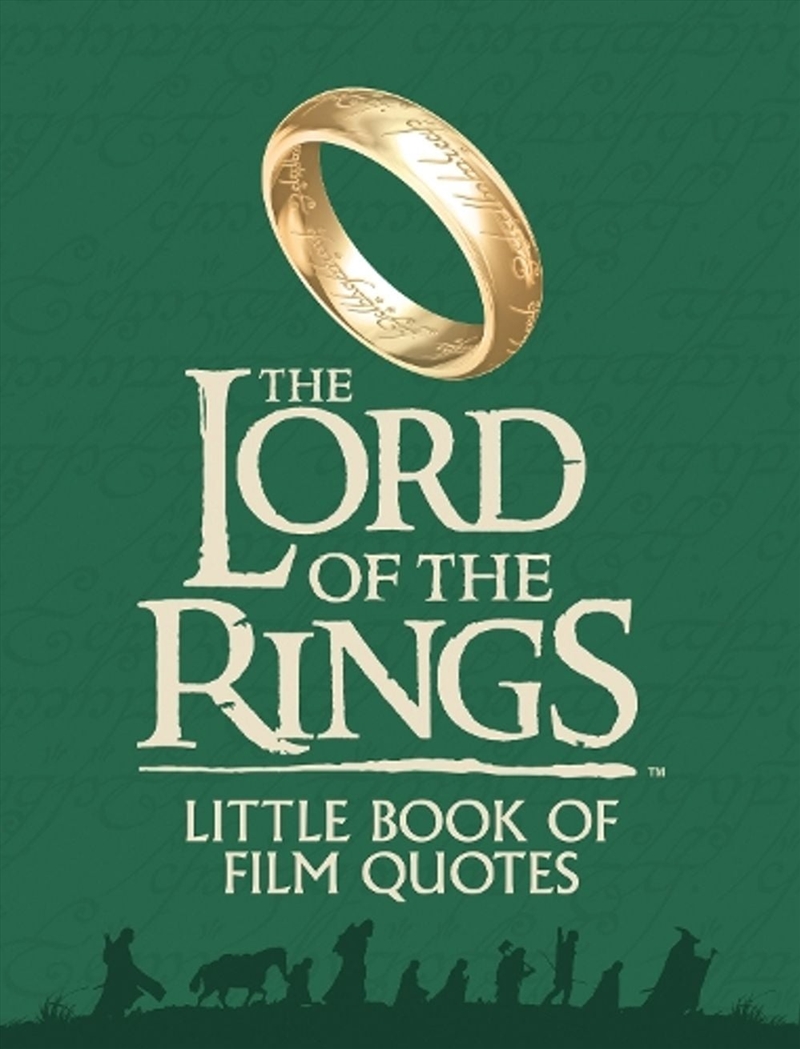 Lord Of The Rings Little Book Of Film Quotes/Product Detail/Arts & Entertainment