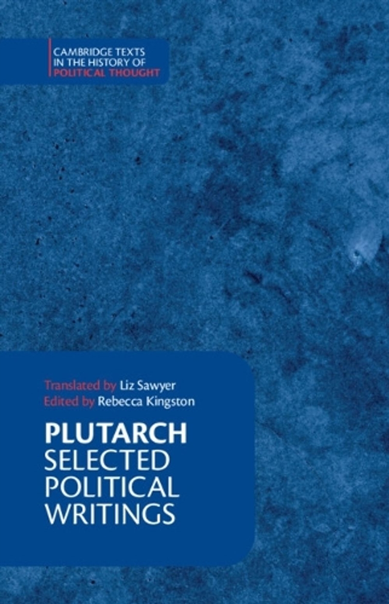 Plutarch: Selected Political Writings/Product Detail/Politics & Government