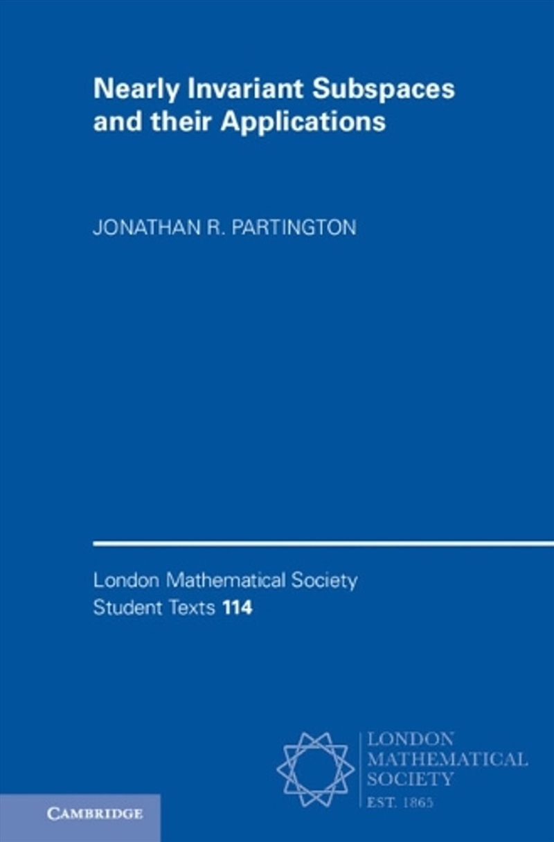 Nearly Invariant Subspaces and their Applications/Product Detail/Science