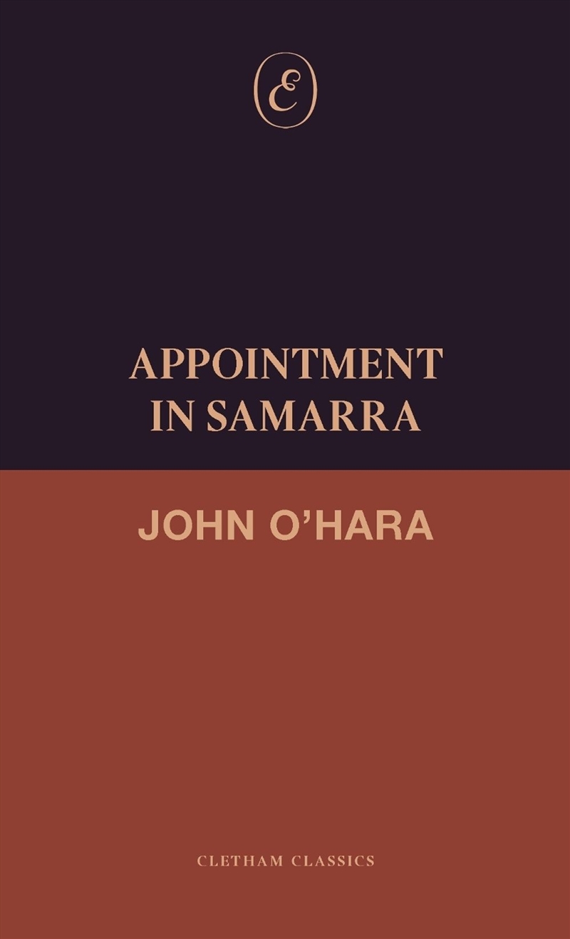 Appointment in Samarra/Product Detail/General Fiction Books