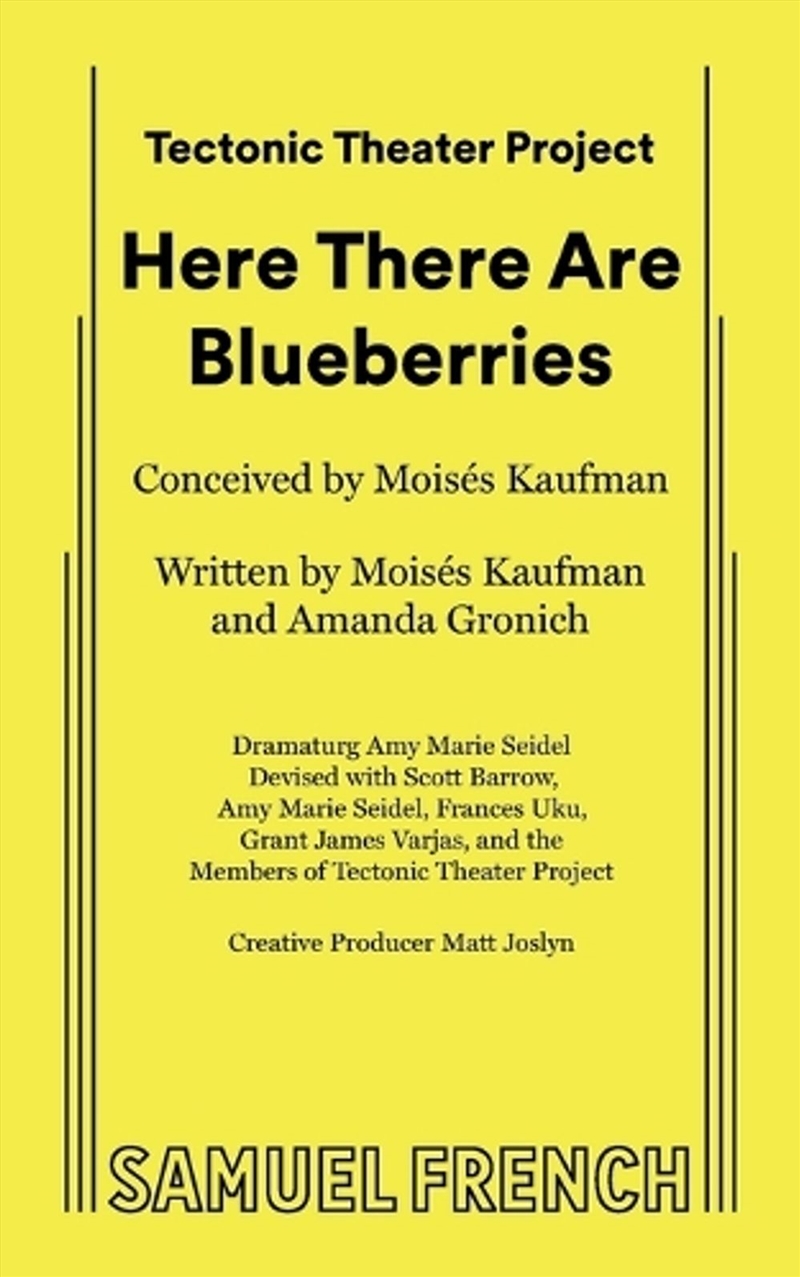 Here There Are Blueberries/Product Detail/Literature & Plays