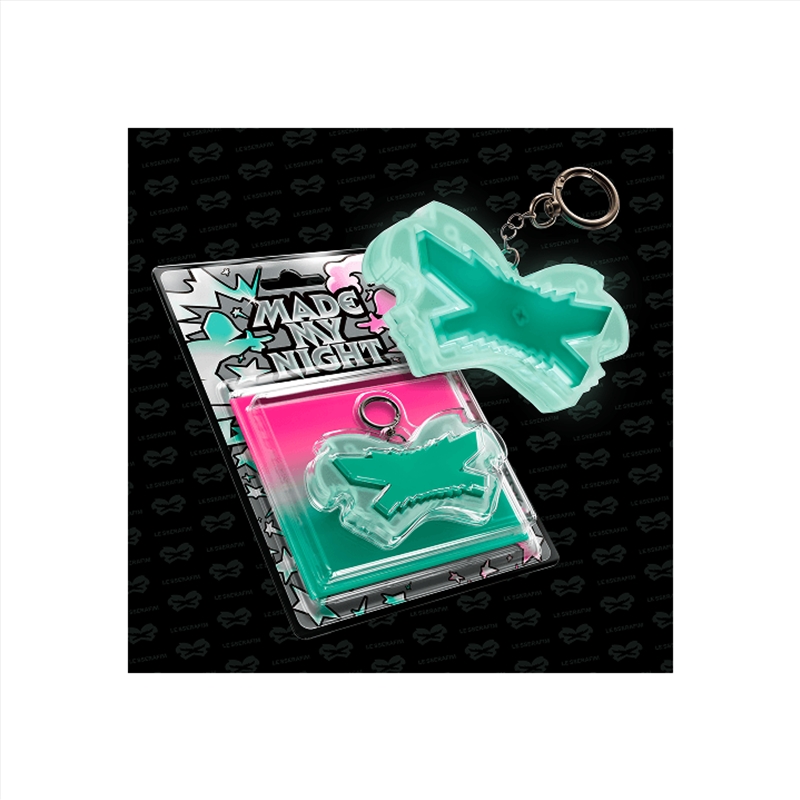 Made My Night 2nd Single Album Weverse Shop Gift Glow Clicker Keychain Mint Ver/Product Detail/World