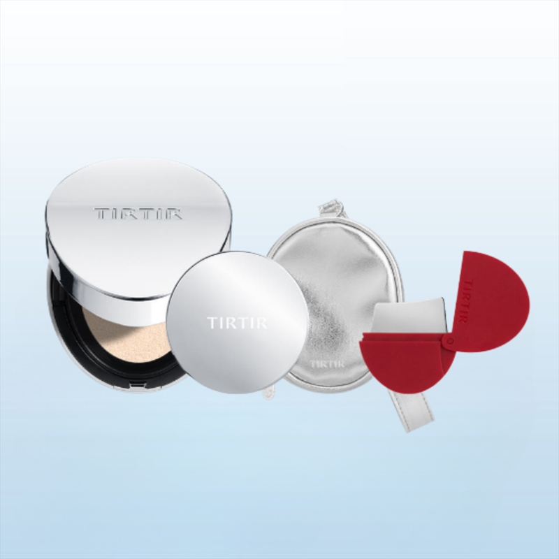 [2026 New] Tirtir Tinted Skin Glow Cushion Special Set Spf40 Pa++ (16G + Mini 5G + Cushion Pouch + A/Product Detail/KPOP Merch