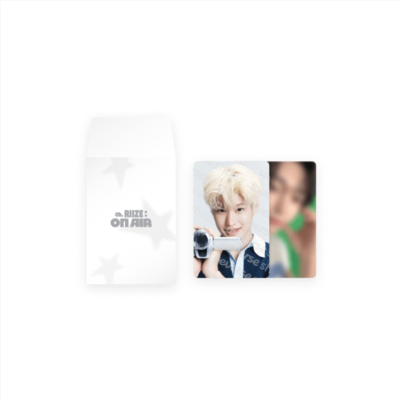 Ch. Riize : On Air 3rd Anniversary Fanmeeting Official Md Random Trading Card B Ver/Product Detail/KPOP Merch
