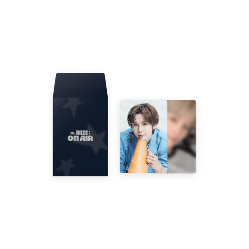 Ch. Riize : On Air 3rd Anniversary Fanmeeting Official Md Random Trading Card A Ver/Product Detail/KPOP Merch