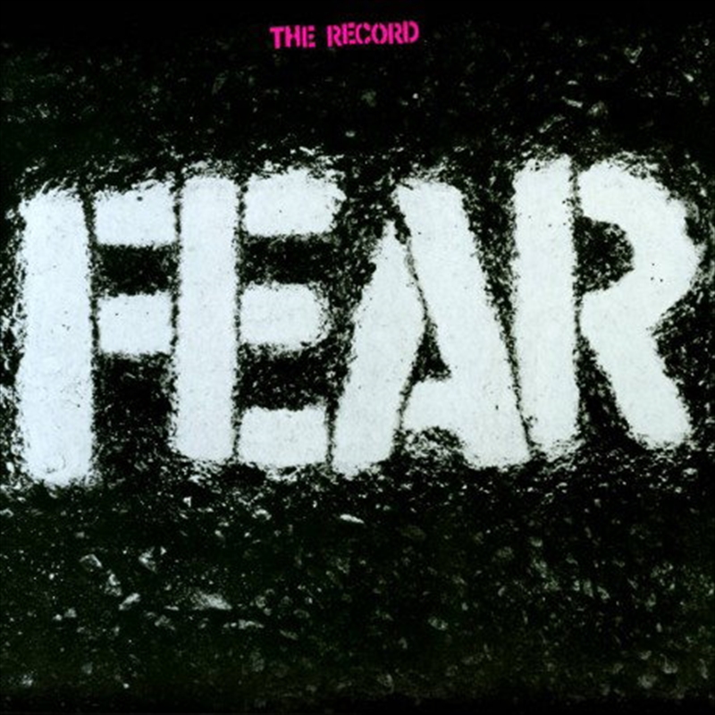 Fear - The Record - White Vinyl/Product Detail/Rock/Pop