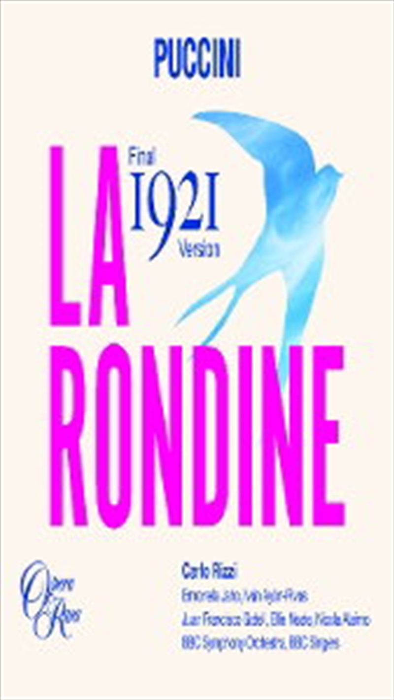 Puccini La Rondine - 1921/Product Detail/Classical