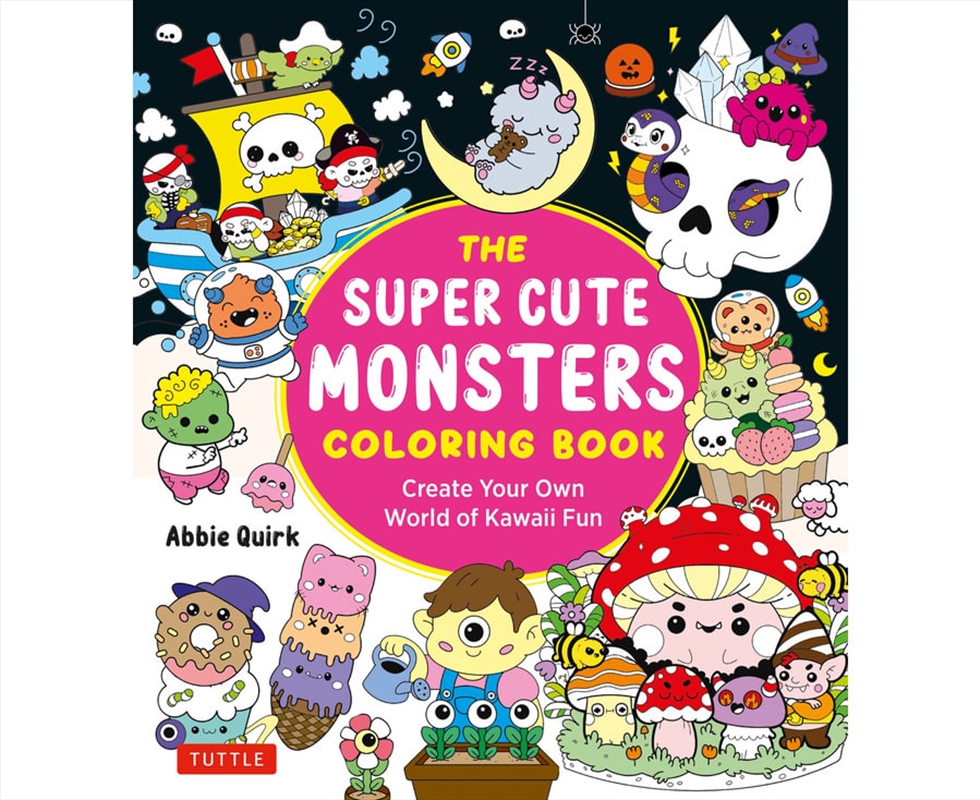 The Super Cute Monsters Coloring Book/Product Detail/Kids Colouring