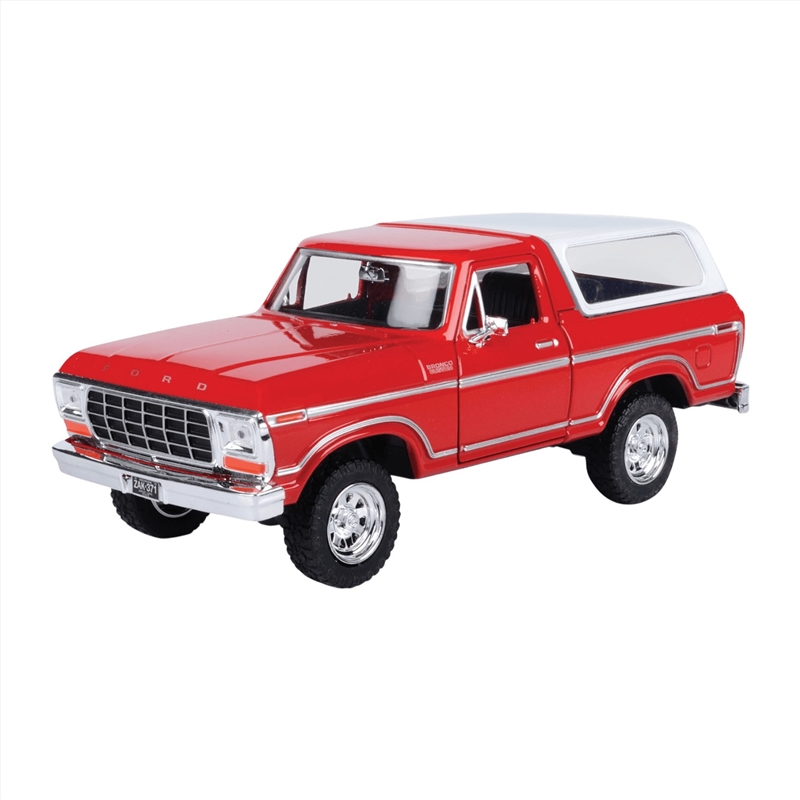 Timeless Legends - 1:24 1978 Red Ford Bronco (Hard Top)/Product Detail/Figurines