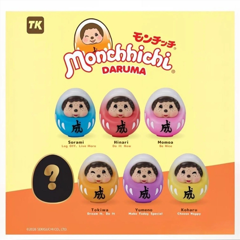 Monchhichi – Daruma Vinyl Blind Box (Sent At Random)/Product Detail/Figurines