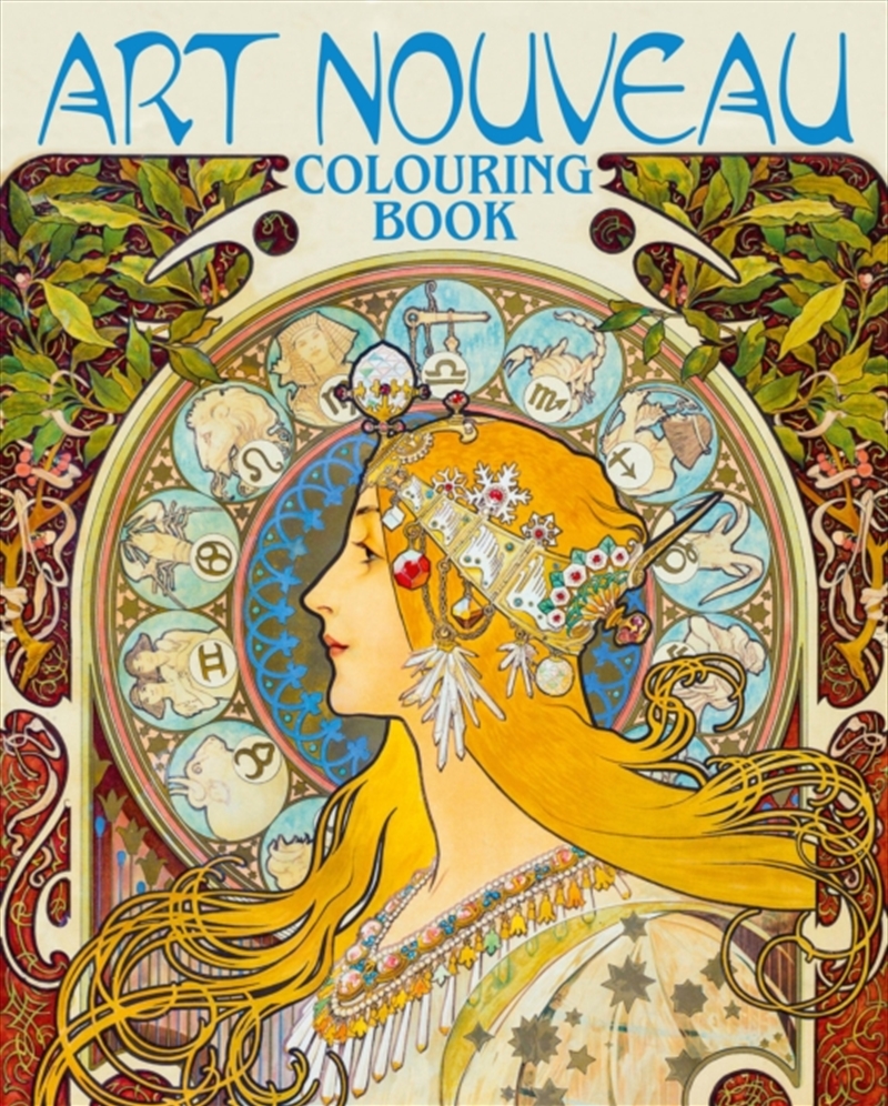 Art Nouveau Colouring Book/Product Detail/Adults Colouring