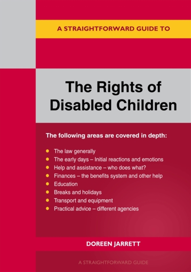 A Straightforward Guide To The Rights Of Disabled Children/Product Detail/Law