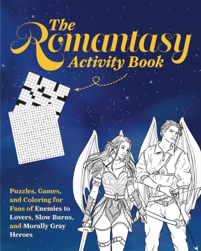 The Romantasy Activity Book : Puzzles, Games, And Coloring For Fans Of Enemies To Lovers, Slow Burns/Product Detail/Adults Activity Books