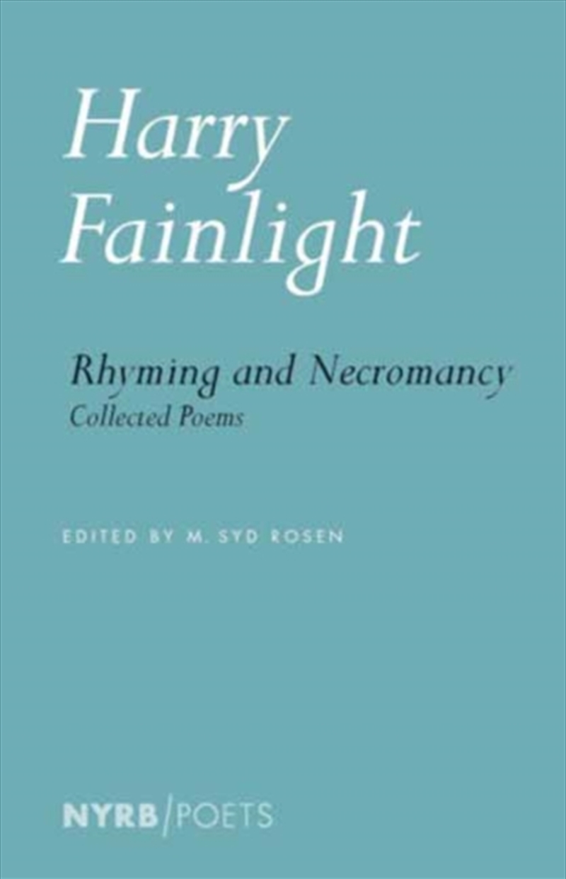 Rhyming And Necromancy : Collected Poems/Product Detail/Literature & Poetry