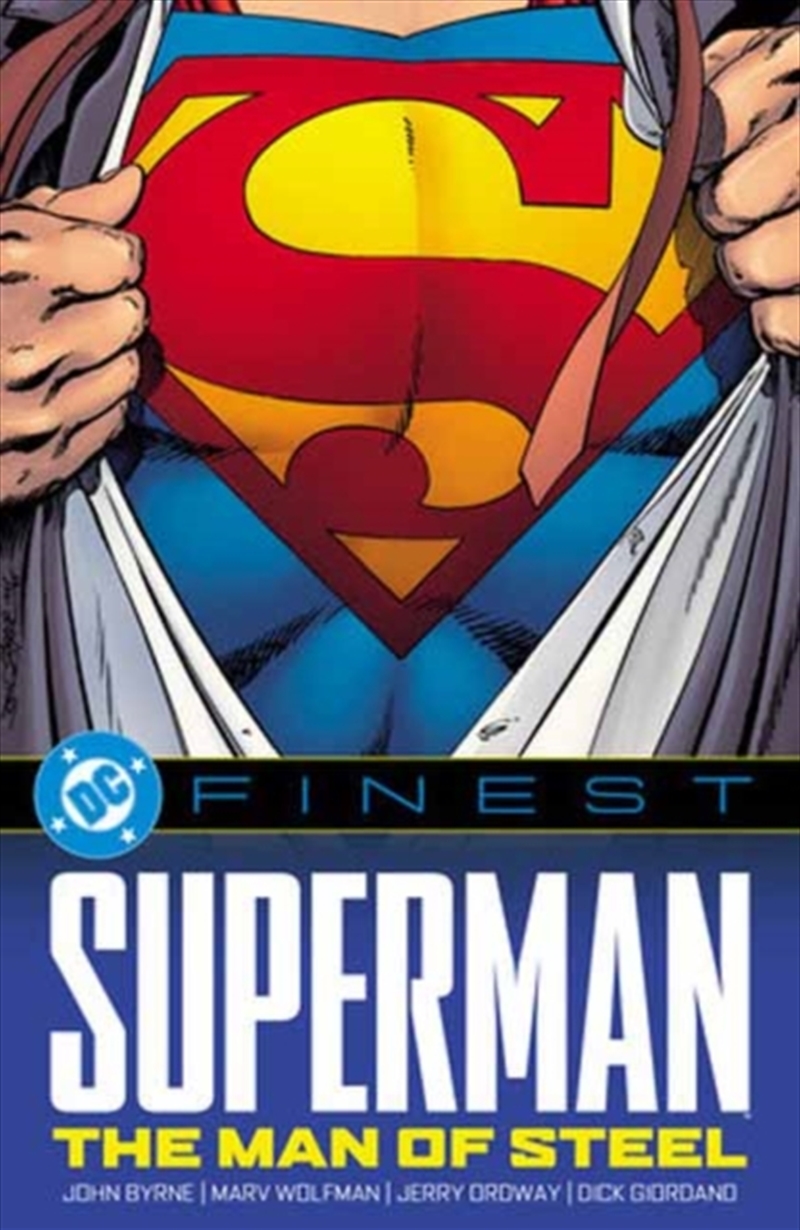 Dc Finest: Superman: The Man Of Steel/Product Detail/Graphic Novels