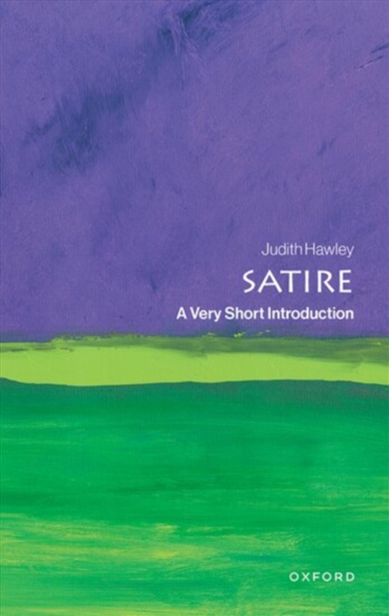 Satire : A Very Short Introduction/Product Detail/Literature & Poetry