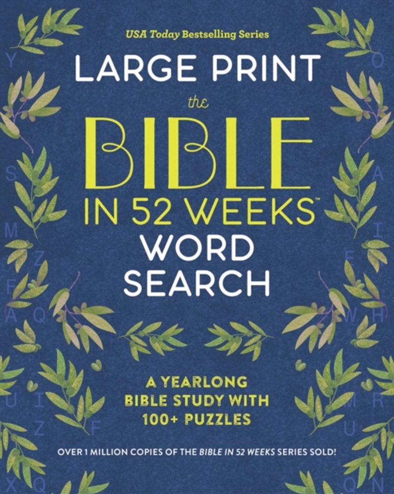 The Bible In 52 Weeks Word Search - Large Print : A Yearlong Bible Study With 100+ Puzzles/Product Detail/Religion & Beliefs