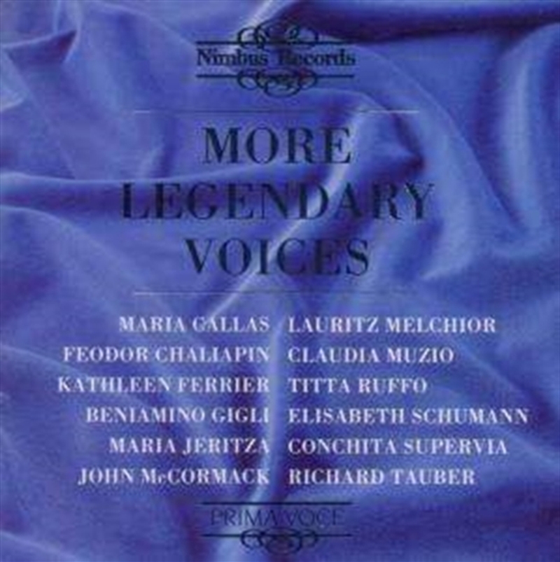 More Legendary Voices/Product Detail/Classical