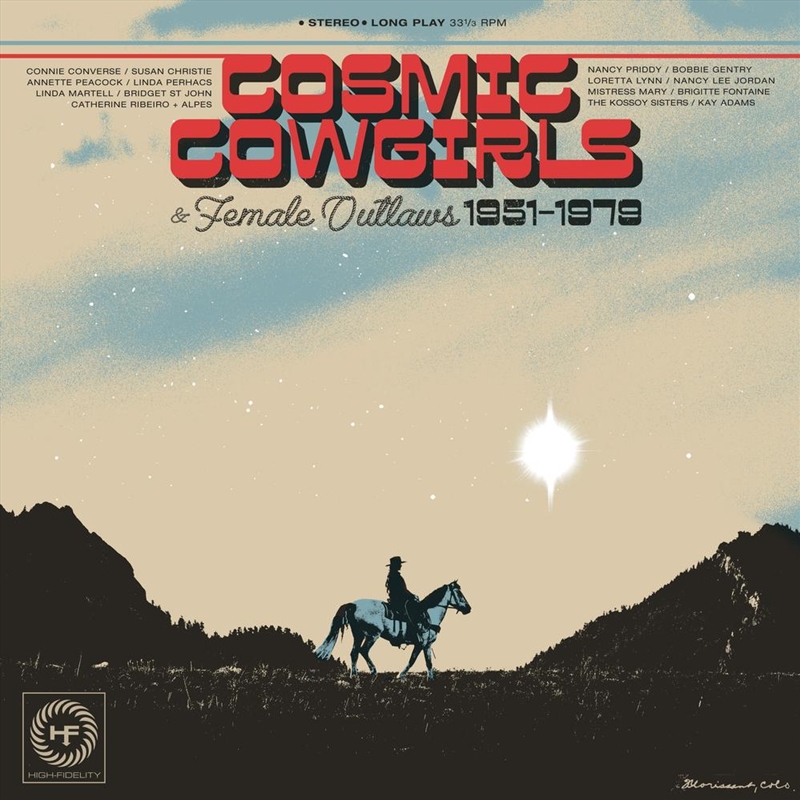 Cosmic Cowgirls: Female Outlaws 1951-1979 - Red Sun Coloured Vinyl/Product Detail/Country