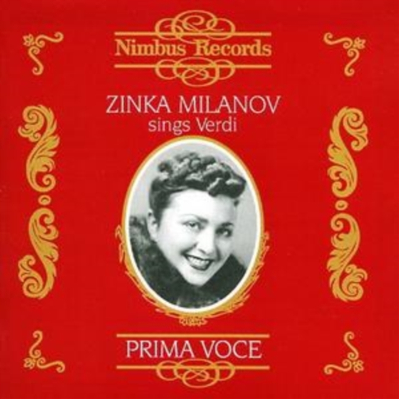 Zinka Milanov Sings Verdi. Prima Voce/Product Detail/Classical