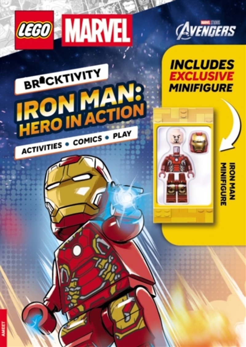LEGO MARVEL: Iron Man - Hero in Action (with exclusive Iron Man minifigure)/Product Detail/Kids Activity Books