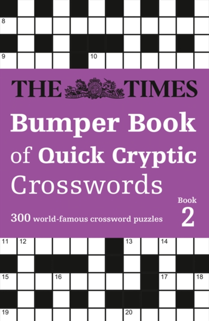 The Times Bumper Book of Quick Cryptic Crosswords book 2 : 300 World-Famous Crossword Puzzles/Product Detail/Adults Activity Books