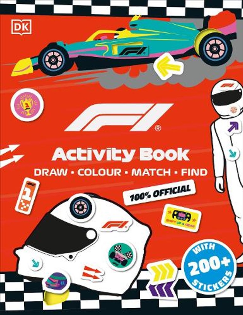 F1 Activity Book/Product Detail/Kids Activity Books