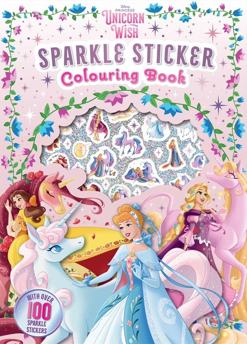 Disney Princess Unicorn Wish: Sparkle Sticker Colouring Book/Product Detail/Kids Colouring