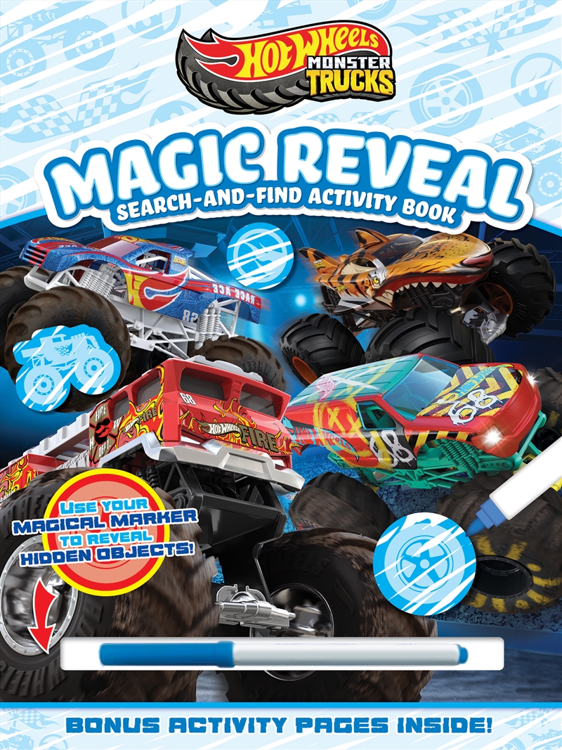 Hot Wheels Monster Trucks: Magic Reveal Search-and-Find Activity Book/Product Detail/Kids Activity Books