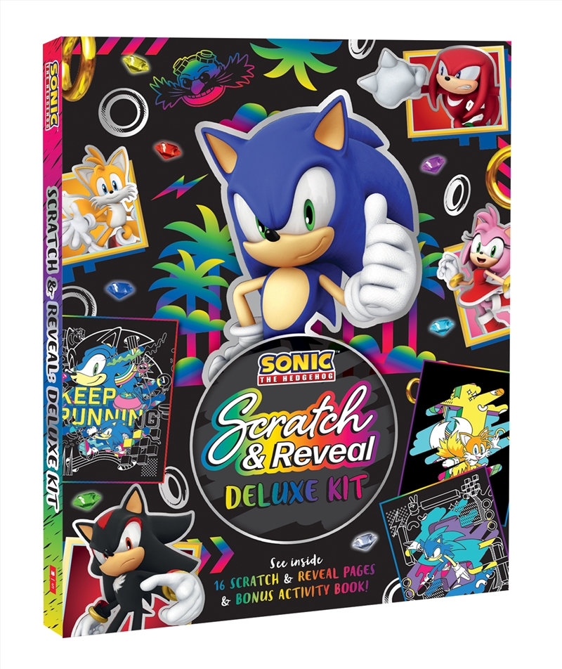 Sonic The Hedgehog: Scratch and Reveal Deluxe Kit/Product Detail/Kids Activity Books