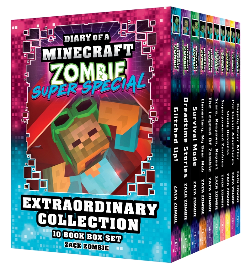 Diary Of a Minecraft Zombie Super Special: Extraordinary Collection (10 Book Box Set)/Product Detail/Childrens Fiction Books