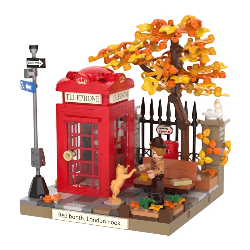 JAKI - Telephone Box Plastic Brick Kit (495 Piece Set)/Product Detail/Figurines