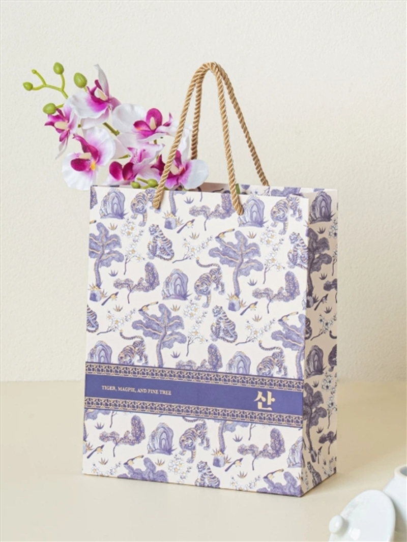 Hangeul Tiger, Magpie, And Pine Tree Shopping Bag (S)/Product Detail/KPOP Merch