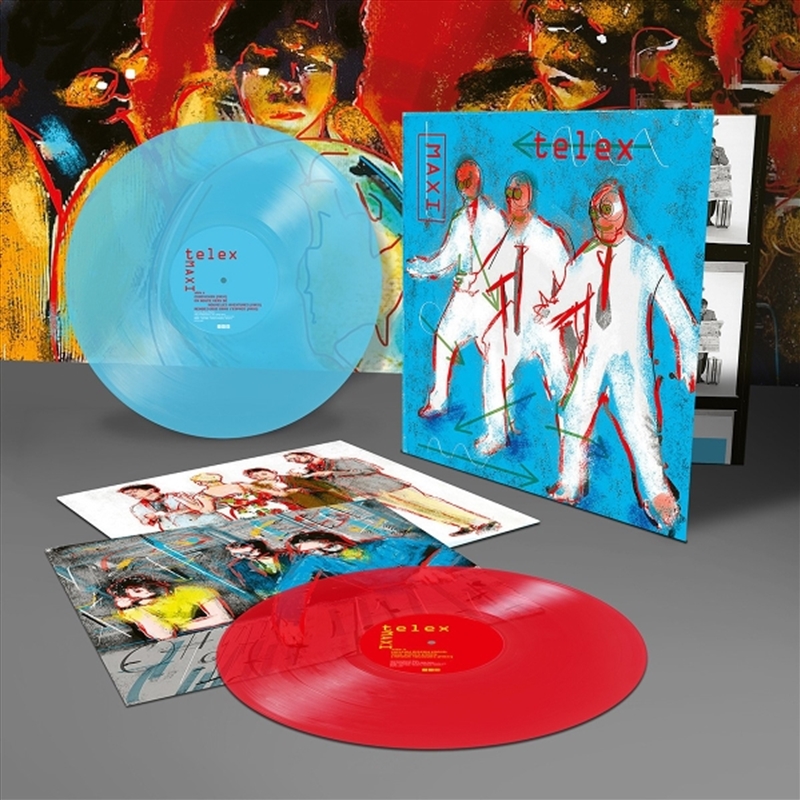 Maxi - Transparent Blue & Red Vinyl/Product Detail/Dance