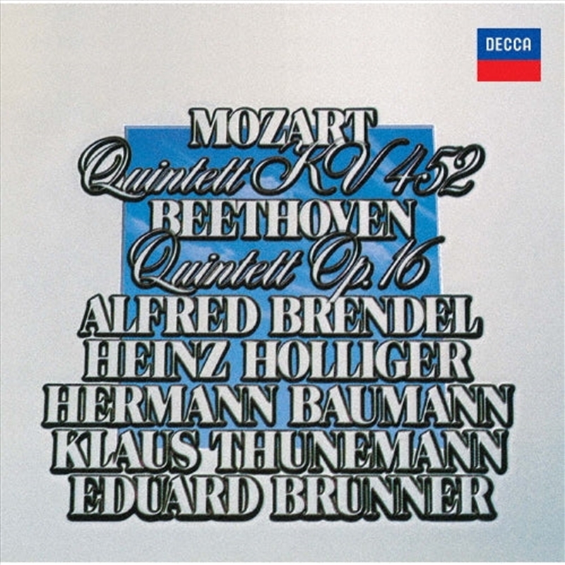 Mozart: Quintet In E Flat / Beethoven: Quintet In/Product Detail/Classical