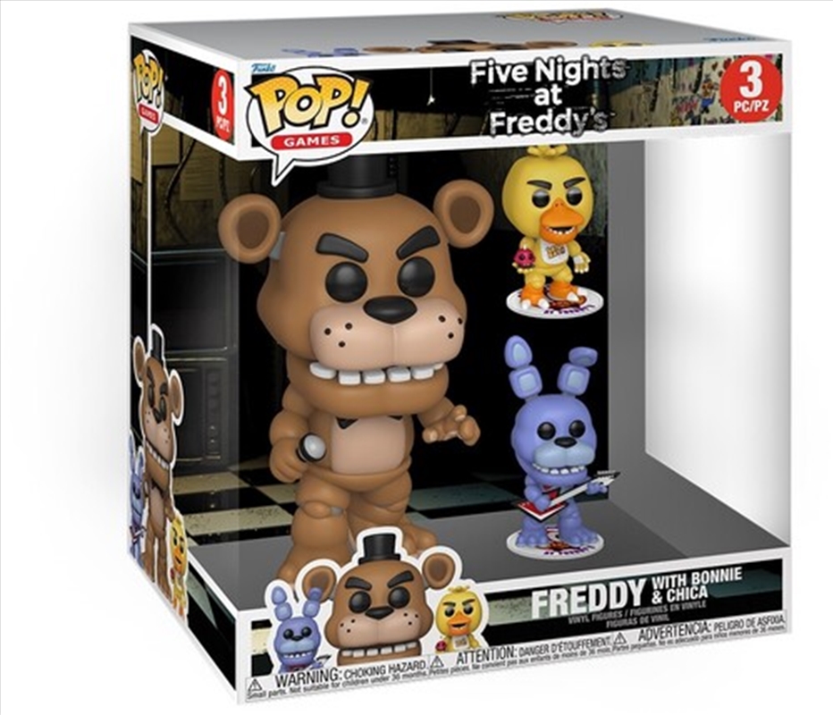 Five Nights At Freddy's - Freddy 10" Pop! Vinyl w/2 x Pop! Vinyls Bundle/Product Detail/Large Funko Pop Vinyl