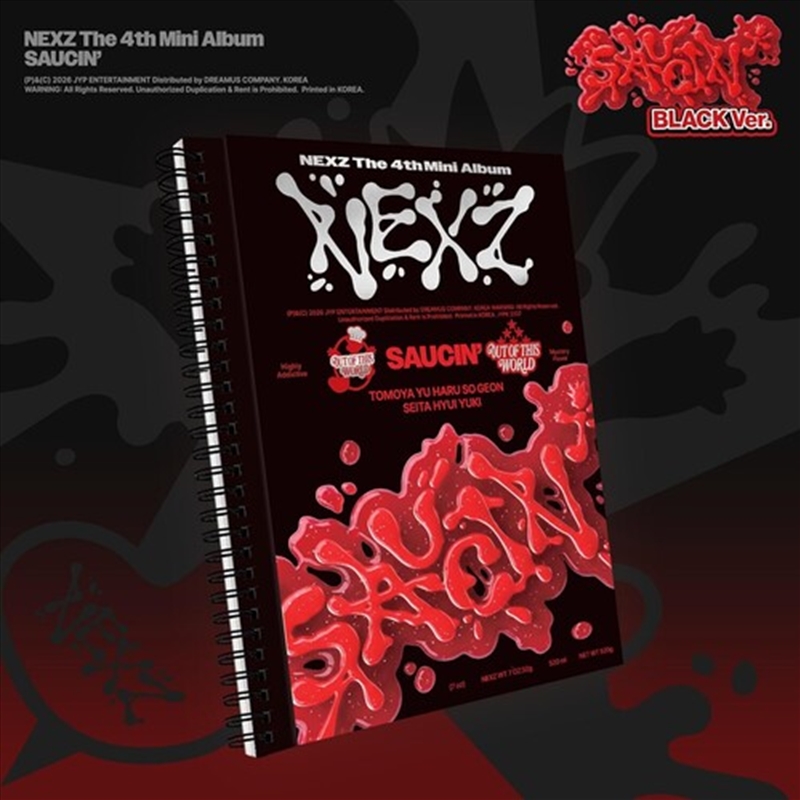 4th Mini Album Saucin' [Black Ver.]/Product Detail/World