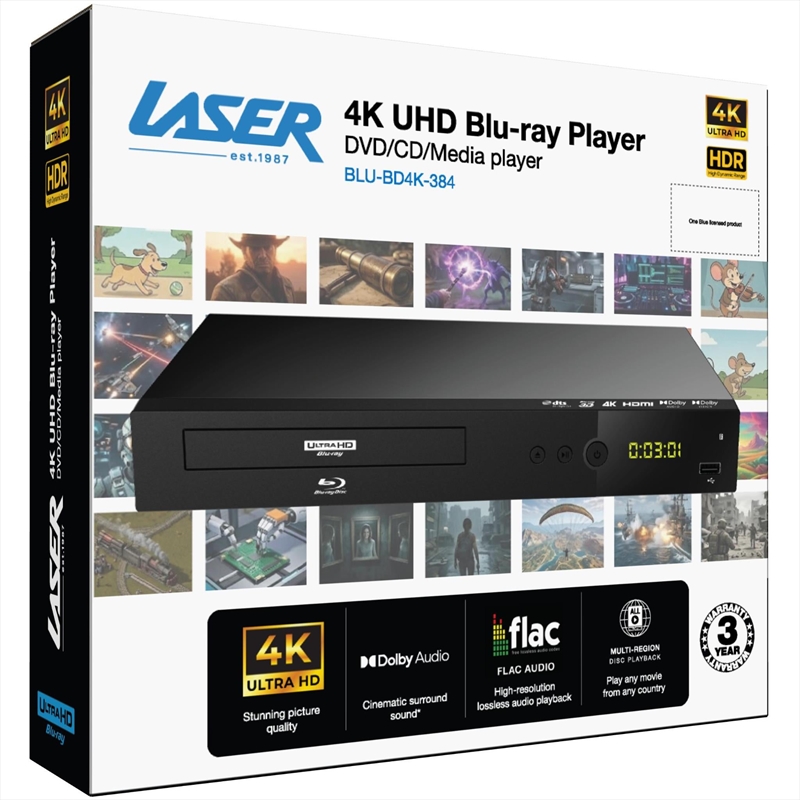 4K UHD Blu-ray Player with Multi-Region Playback/Product Detail/Media Players