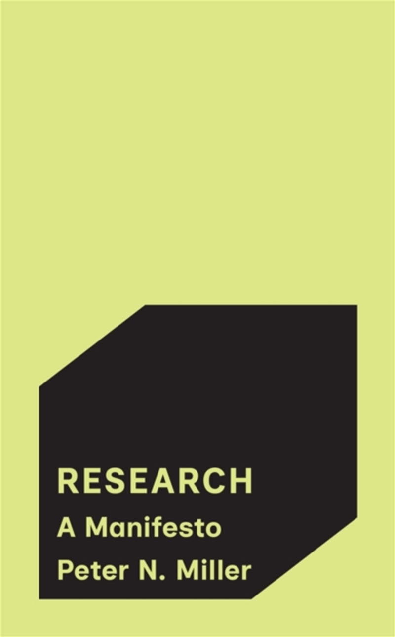Research : A Manifesto/Product Detail/History