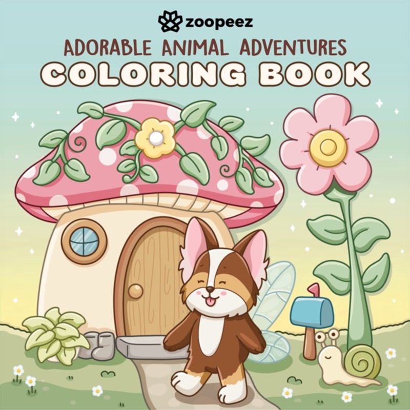 Adorable Animal Adventures Coloring Book : A Bold & Easy Coloring Book with Cute Animal Friends for/Product Detail/Adults Colouring