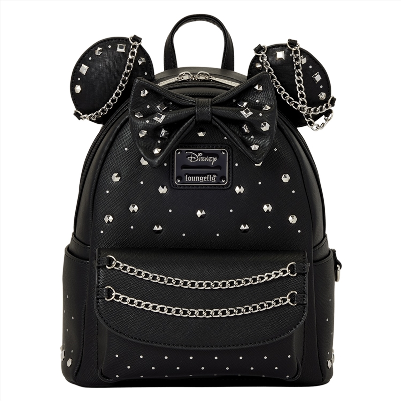 Loungefly Disney - Minnie Mouse Studs & Chains Mini Backpack/Product Detail/Bags