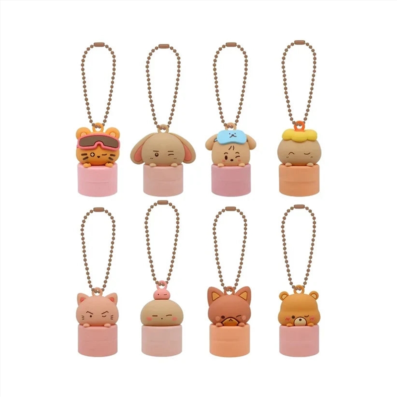 Ateez - 8th Anniversary Exhibition: Blue Drift Official Md Lip Cap Keyring (Random)/Product Detail/KPOP Merch