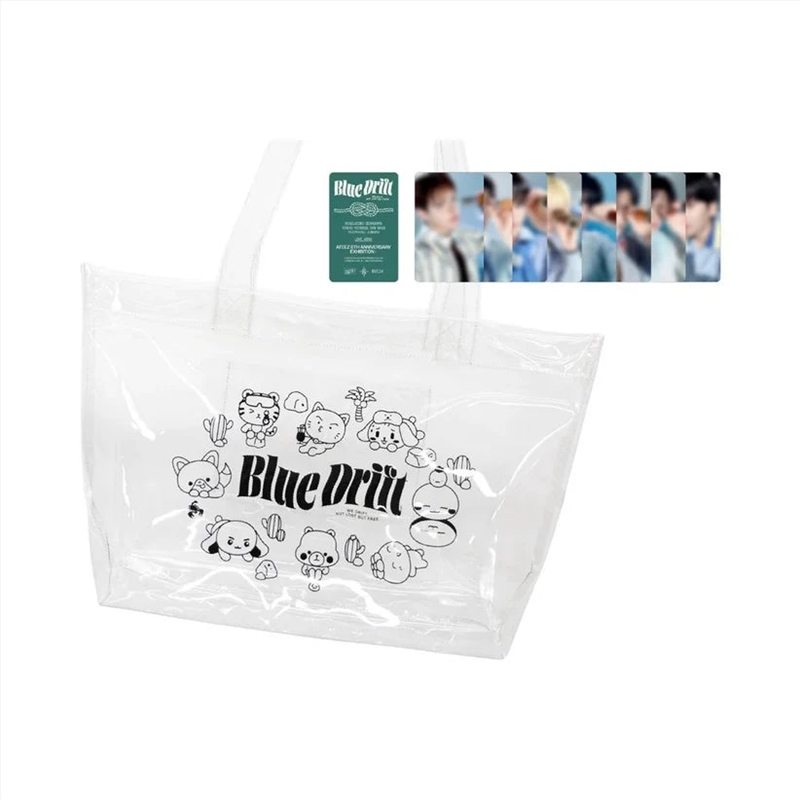 Ateez - 8th Anniversary Exhibition: Blue Drift Official Md Clear Shopper Bag/Product Detail/KPOP Merch